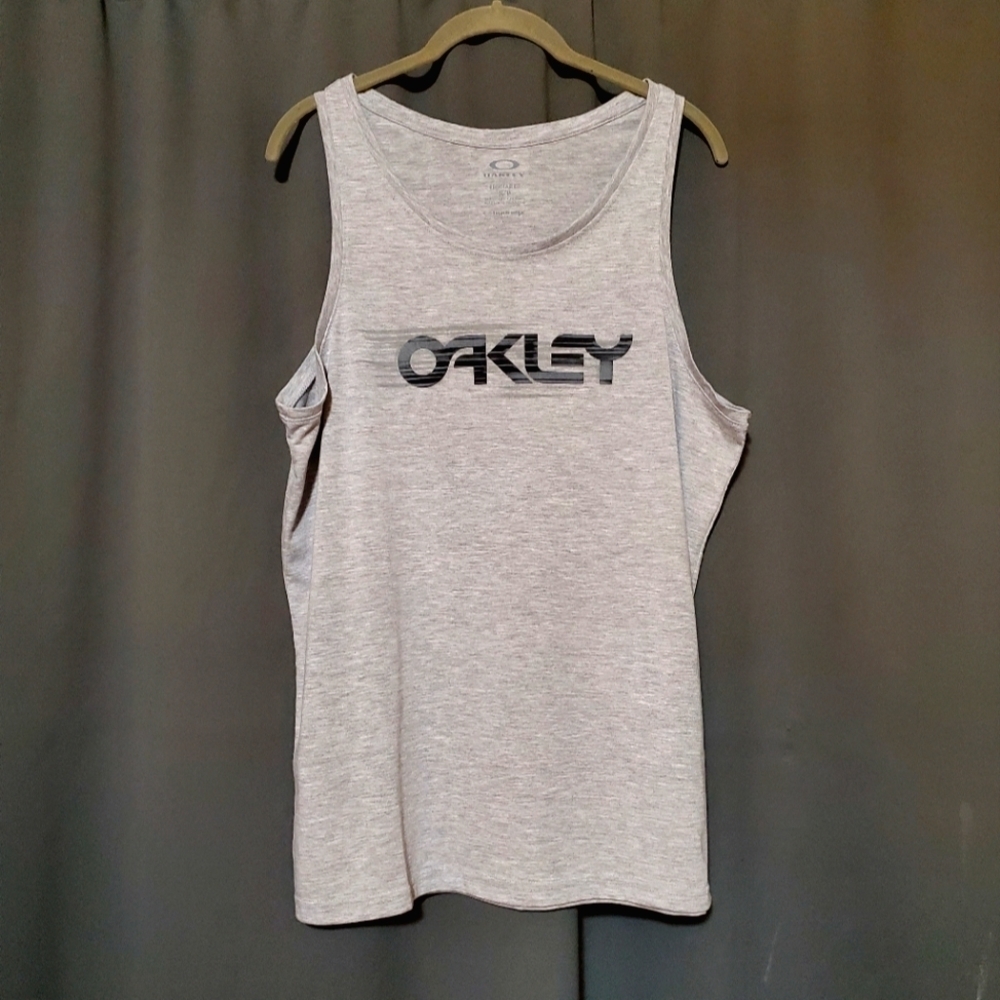 Oakley Gray Tank Top Sz Small